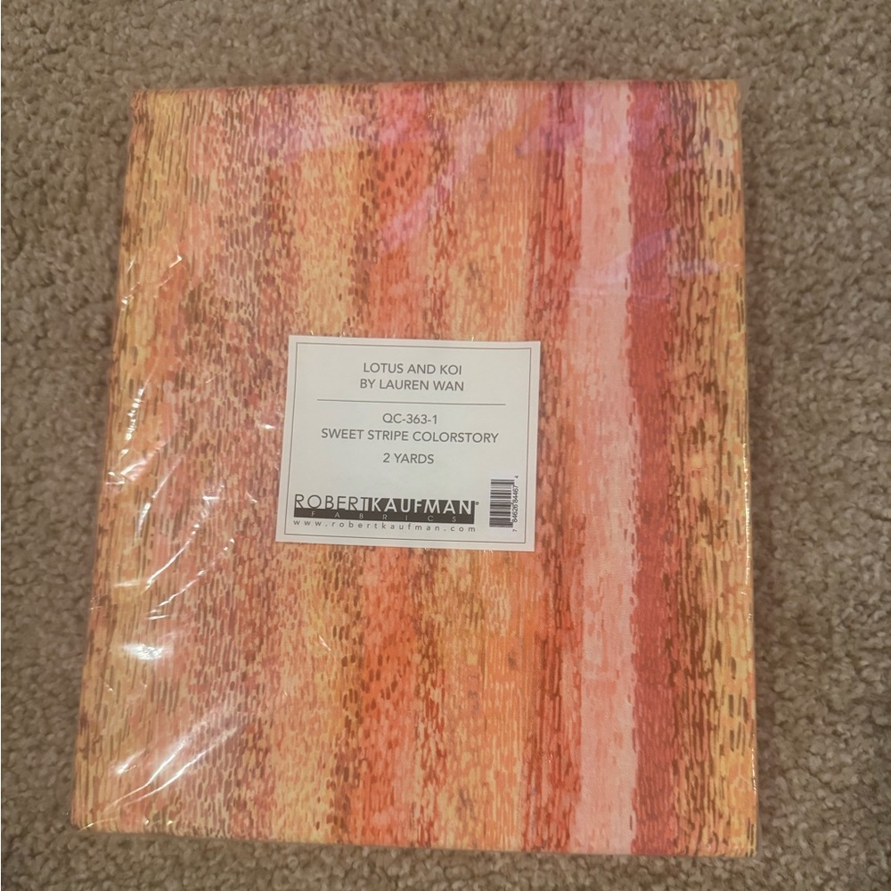 2 yards Robert Kaufman Lotus and Koi Fabric